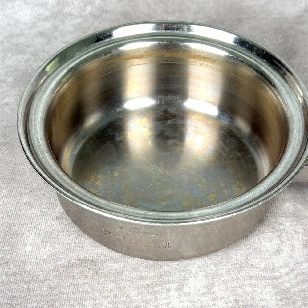 Saladmaster Versa Tec TP304-316 1 qt Sauce Pan w/Vapo-Lid & Long Handle System 7